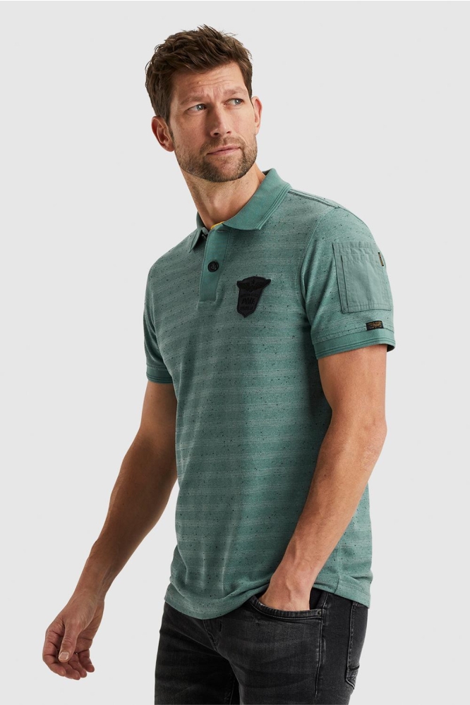 POLO SHIRT WITH STRIPE PATTERN PPSS2403856 6019